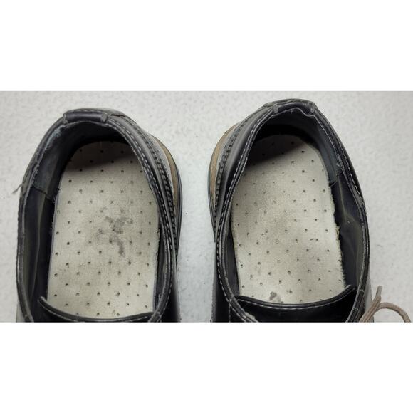 Perry Ellis Portfolio Drapper Black Wingtip Oxford Shoes Men US 10 Vtg Preppy - Picture 5 of 8